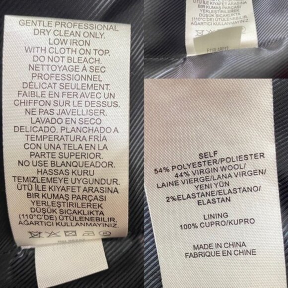 Tibi Lucas‎ Plaid Pant Women Size 10 - Picture 4 of 5